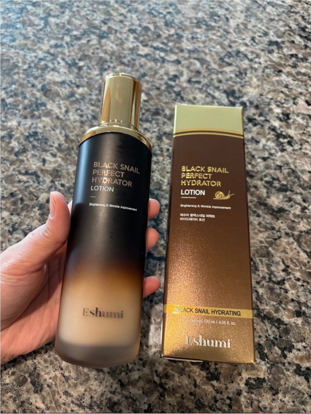 Eshumi Black Snail Perfect Hydrator Lotion Made in Korea NWT